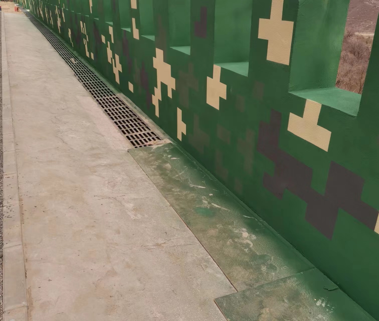 璧山围墙迷彩喷涂,数迷彩漆